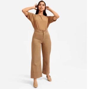 Everlane Wide Leg crop chino trouser pants